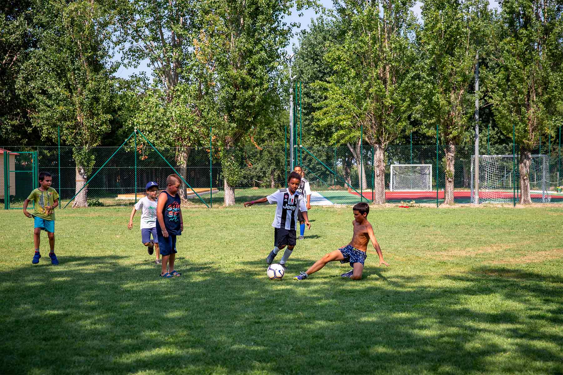 Passione e divertimento su campi sportivi